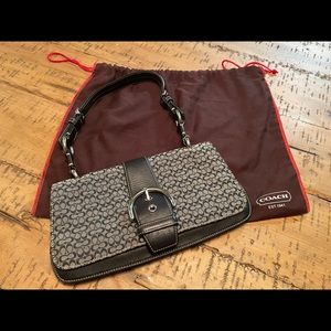 Early 2000’s Coach 7075 Kelly Soho Satchel - Signature Shoulder Bag.